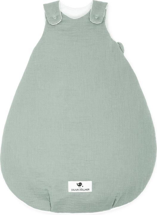 Julius Zöllner Sac de couchage bébé toute l'année Mousseline Vert Gr. 56/62 (62 cm)