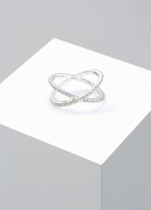 Image du produit Elli X-Form mit Zirkonia Kristallen (54, Argent 925)