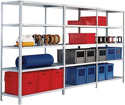 Immagine prodotto eurokraft pro Scaffale di stoccaggio imbullonato, RAL 7035, medio