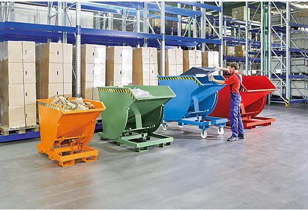 Produktbild eurokraft pro Kippbehälter, schmale Ausführung (1000 l)