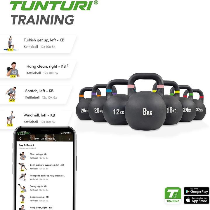 Actual product image Tunturi Competition Kettlebell Kugelhantel (1 x 24 kg)