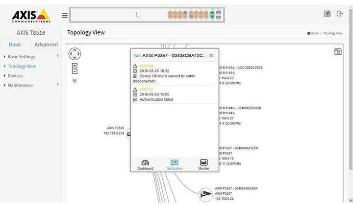 Produktbild Axis T8524 24 Port PoE+ Switch, Managed (24 Ports)