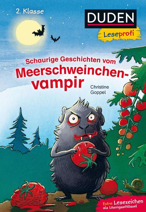 Immagine prodotto Duden Leseprofi – Schaurige Geschichten vom Meerschweinchenvampir, 2. Klasse (Tedesco, Cristina Goppel, 2019)