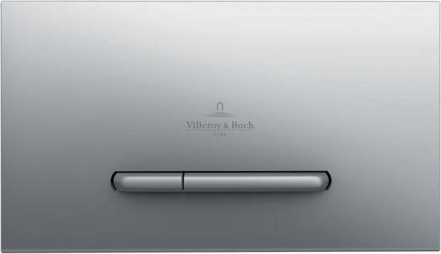 Actual product image Villeroy & Boch V&B actuator plate ViConnect E300 253x145x20mm chrome matt