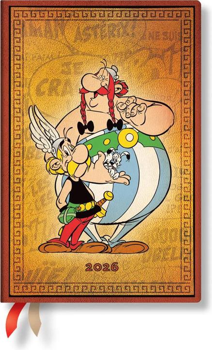 Produktbild Paperblanks PAPERBLAN Agenda Asterix & Obelix 2026 DD0568-2 1W/1S VSO Mini HC DE 9.5x14cm (14 x 9.5 cm, Deutsch)