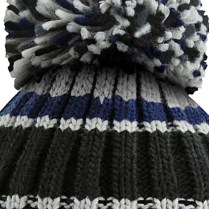 Produktbild Beechfield Hygge Mit Streifen Mütze (One Size)