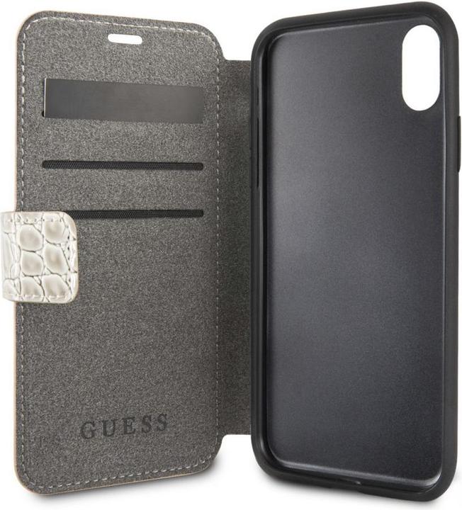 Produktbild Guess iPhone XR PU Leather Crocodile Print Booktype With Stand (Apple iPhone XR)