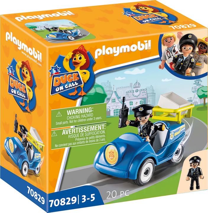 Productafbeelding Playmobil Mini-Auto Polizei (70829, Playmobil Eend op oproep)