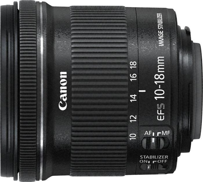 Actual product image Canon EF-S 10-18mm f4.5-5.6 IS STM + EW 73 + LC Kit (Canon EF-S, APS-C / DX)
