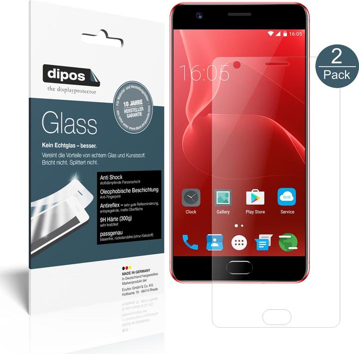 Actual product image Dipos Screen Protector Anti-Shock (1 Piece, Huawei P8 Max)