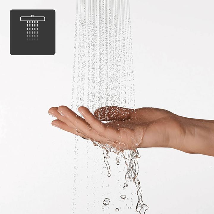 Actual product image Duravit Overhead shower 1 jet, 230 chrome / white (1 Beam types, 24 l/min)