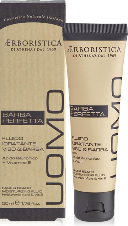 L'Erboristica di Athena's L'ERBORISTICA UOMO Moisturising Fluid 50ml Face & Beard Extra Light Texture