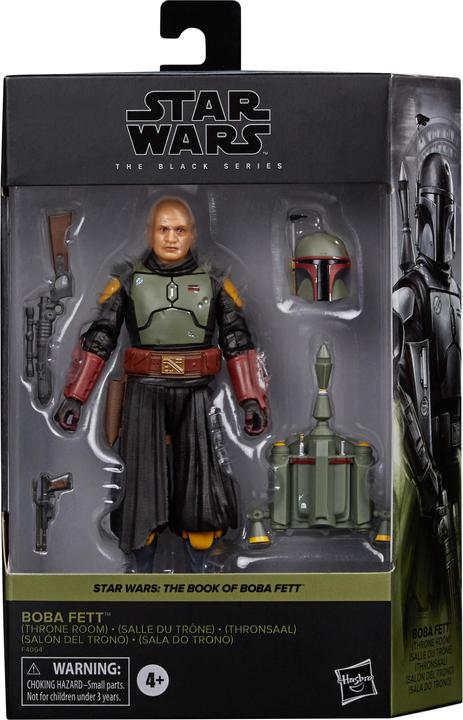 Actual product image Hasbro The Black Series Boba Fett (Thronsaal) 15 cm grosse Star Wars: The Book of Boba Fett Figur
