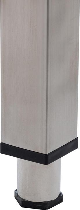 Image du produit Gastro Hero Table de travail en acier inoxydable Basic avec fond (200 cm, 70 cm)
