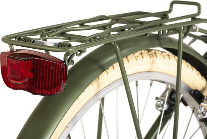 Actual product image Damenfahrrad 26" Toscana Damen Bike Grün Oregano 6 Gänge RH 41 cm (41 cm)