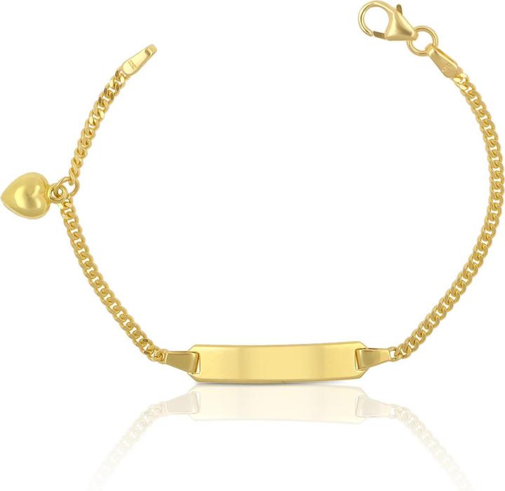 Muau Herz (14 cm, 750/18 K Gold)
