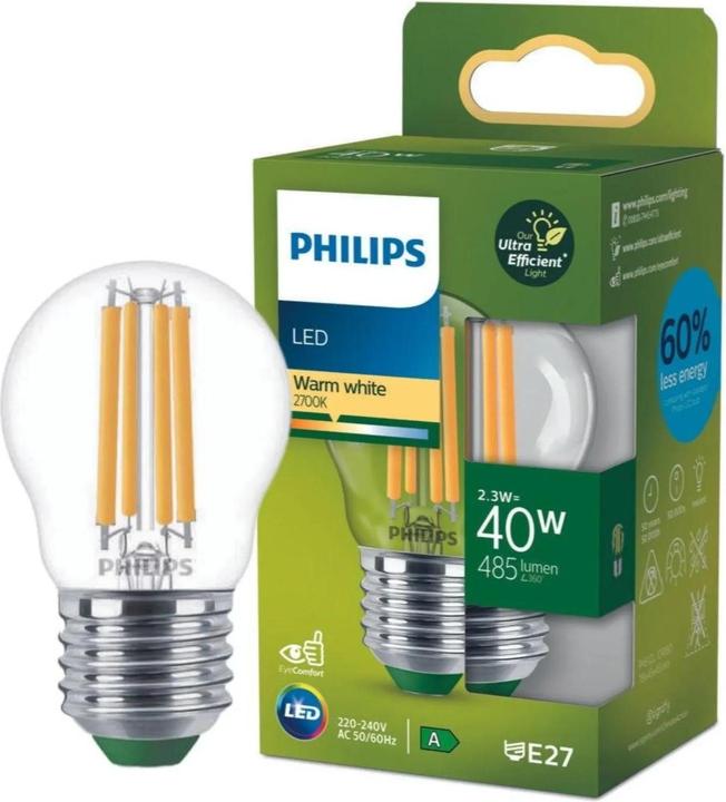 Actual product image Philips LED Classic (E27, 2.30 W, 485 lm, 1 x, A)