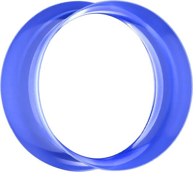 Immagine prodotto Star Piercing Tunnel svasato blu scuro (senza ottone, Silicone)
