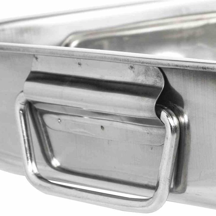 Actual product image Krüger SQUARE PAN 3 0CM STAINLESS STEEL 15130 (Frying pan, Stainless steel)