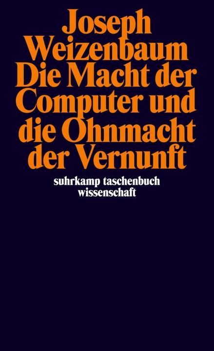 Immagine prodotto Die Macht der Computer und die Ohnmacht der Vernunft (Tedesco, Joseph Weizenbaum, 1978)