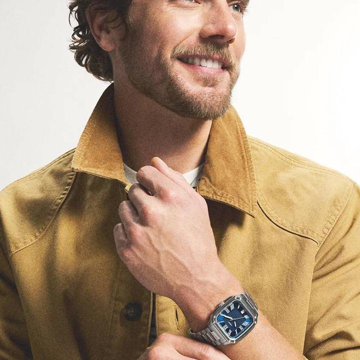 Produktbild Fossil CROSBY Heren Horloge 42 mm - Zilverkleurig (42 mm)