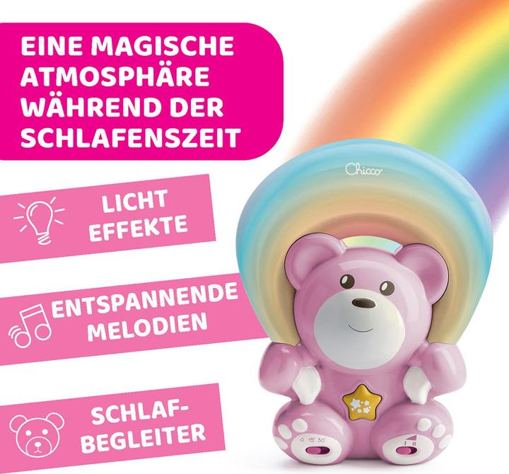 Actual product image Chicco Rainbow projector bear