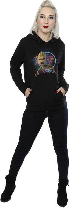 Image du produit - Sweat à capuche GUARDIANS OF THE GALAXY NEON GROOT - Femme (M)