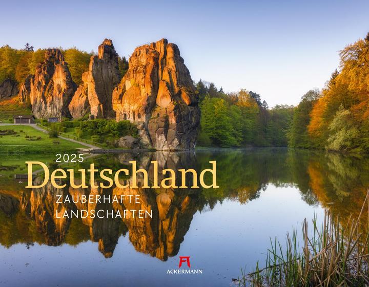 Produktbild Deutschland - Zauberhafte Landschaften Kalender 2025 (54 x 42 cm, Harter Einband, Deutsch, Englisch, Französisch)
