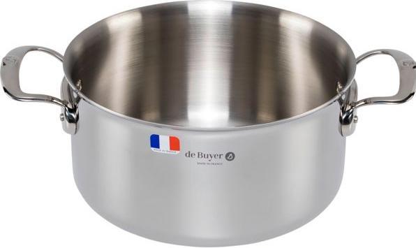 Actual product image de Buyer Affinity frying pan (24 cm, Casserole + Stewpot, Stainless steel)