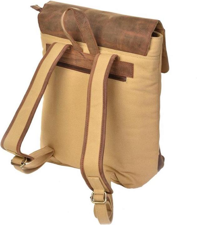Produktbild Dermata Rucksack aus Canvas/Leder (18 l)