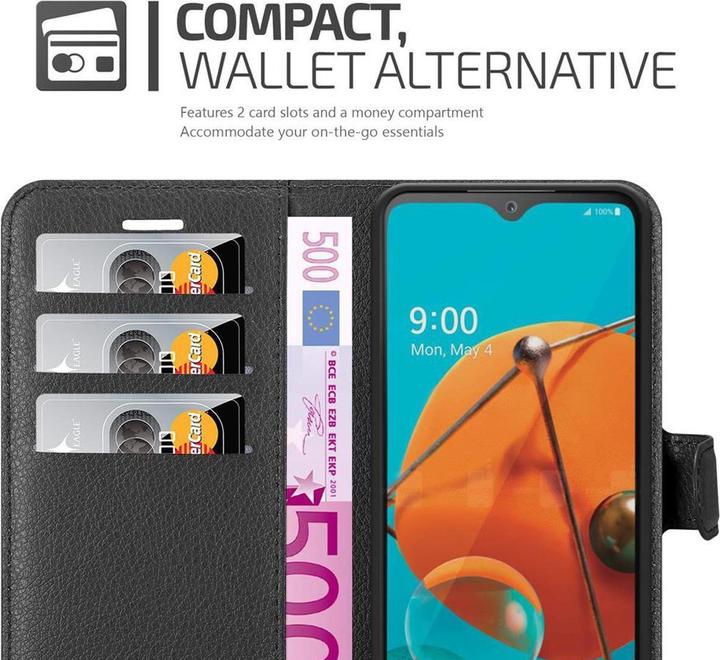 Produktbild Cadorabo Book mit Standfunktion Cover (LG KQ51)
