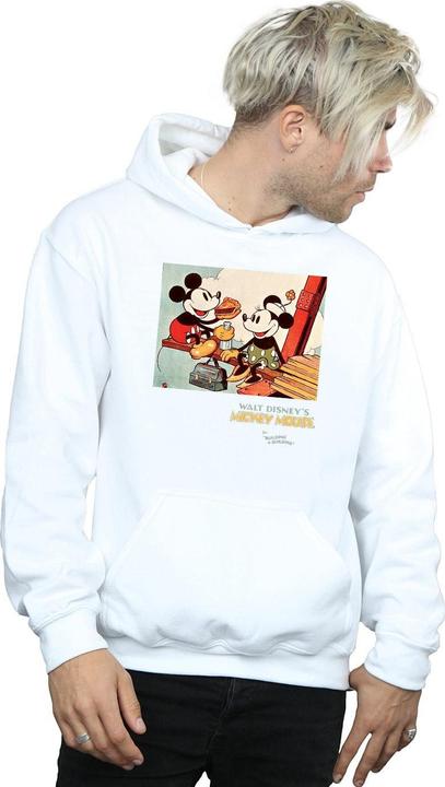 Immagine prodotto Disney Mickey Mouse Building A Building Felpa con Cappuccio Uomo (XXL)