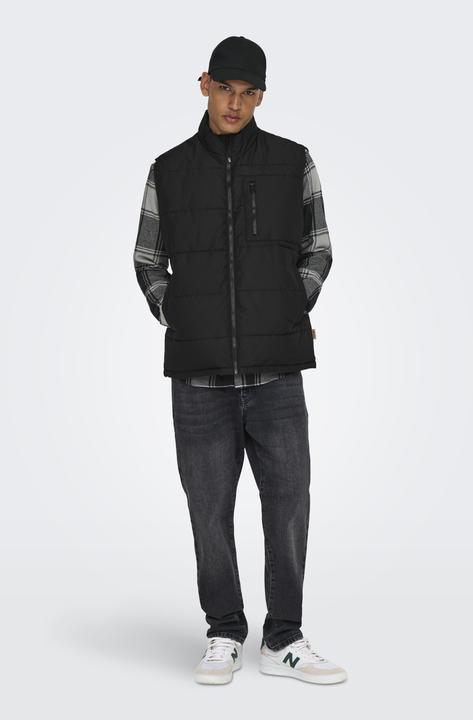 Immagine prodotto Only & Sons Gilet a collo alto trapuntato (M)