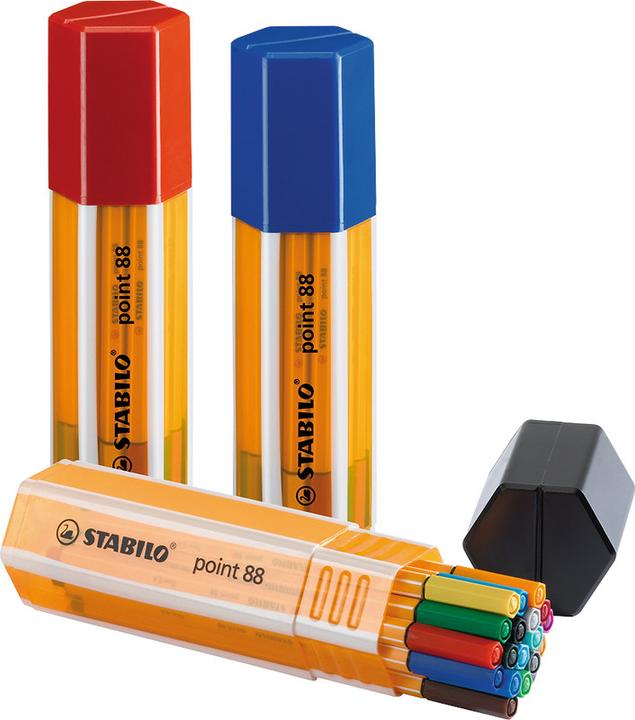 Actual product image STABILO Point 88 (Multicoloured, 20 x)
