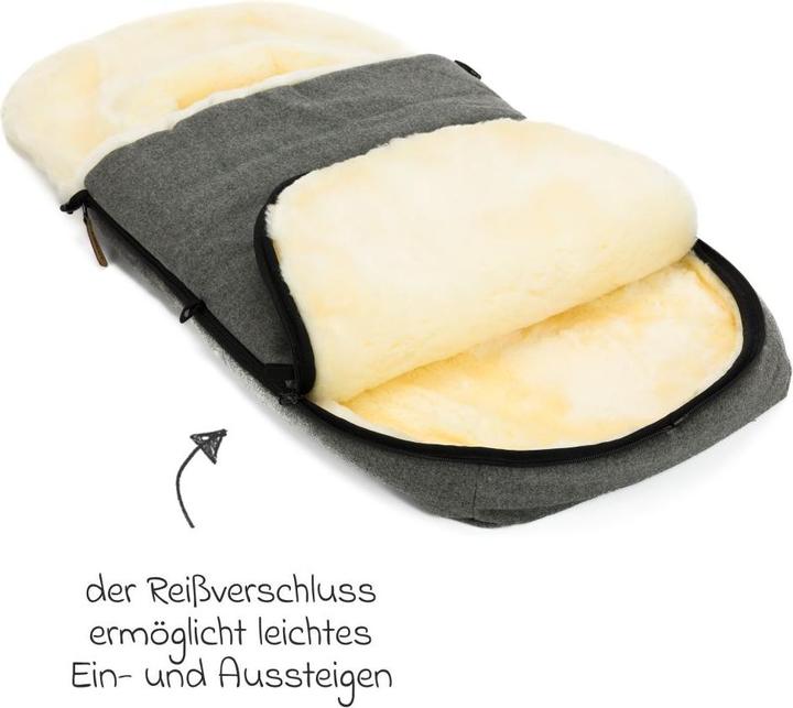 Immagine prodotto Fillikid Fusssäcke für Kinderwagen & Buggys Lammwoll-Fusssack Makalu Wool für Buggy, Sport-
