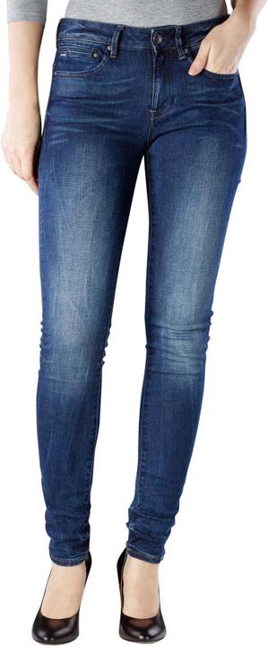 Produktbild G-Star Midge Zip Mid Skinny Jeans dark aged (W31/L30)
