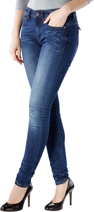 Produktbild G-Star Midge Zip Mid Skinny Jeans dark aged (W31/L30)