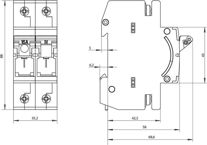 Immagine prodotto Siemens Sezionatore MINIZED D01 A Un AC