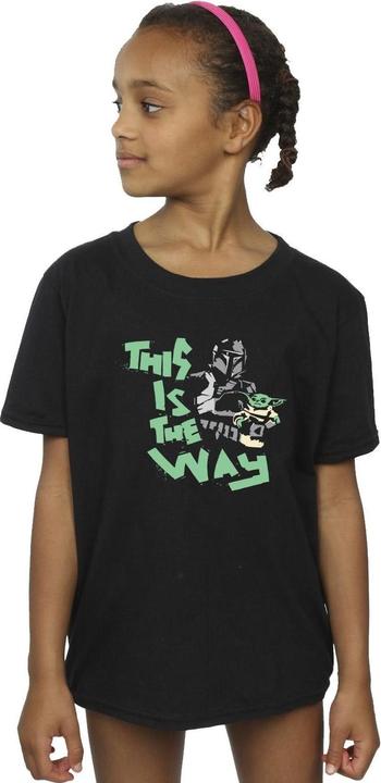 Produktbild Star Wars The Mandalorian This Is The Way Duo TShirt Mädchen (140, 146)