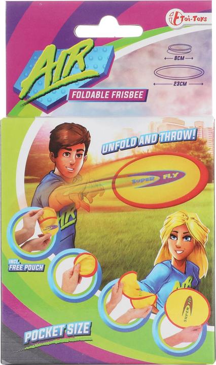 Immagine prodotto Toi-Toys Frisbee tascabile pieghevole ad aria con custodia