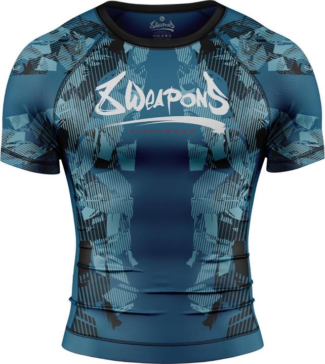 Produktbild 8Weapons 8 WEAPONS Rashguard, S/S, Hit 2.0, navy-black, S (S)
