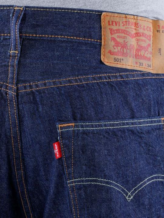 Actual product image Levis 501 Jeans rinse light