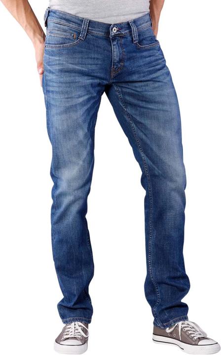 Actual product image Mustang Oregon tapered jeans crinkle used rinse (W32/L32)