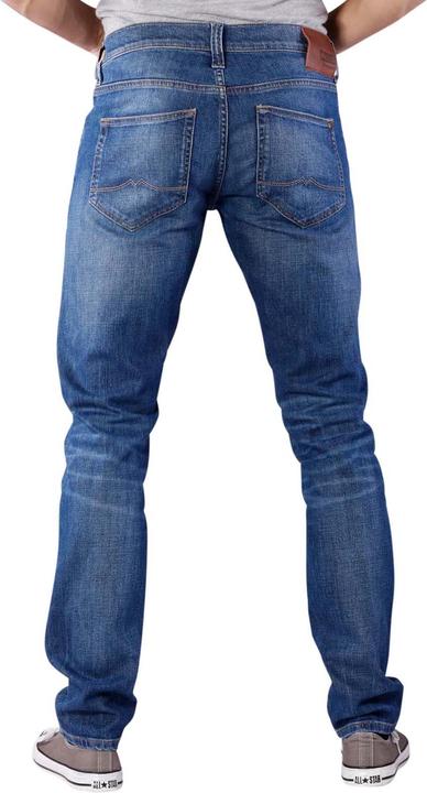 Actual product image Mustang Oregon tapered jeans crinkle used rinse (W32/L32)
