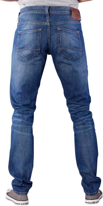 Actual product image Mustang Oregon tapered jeans crinkle used rinse (W32/L32)