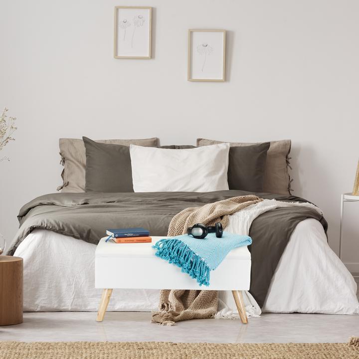 Image du produit Relaxdays Banc de rangement, rembourré (79.50 cm)