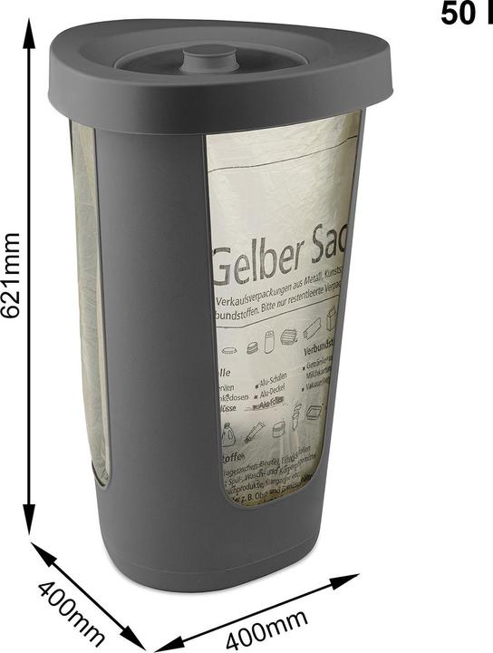 Image du produit Rotho Support pour sacs poubelle FABU (50 l)