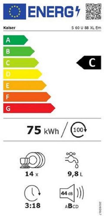 Etichetta energetica Kaiser S 60 U 88 XL Em