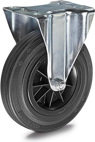 Actual product image kaiserkraft Solid rubber tyres on plastic rim