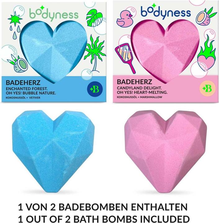 Image du produit Craze Coeur de bain Bodyness Assorti (Sel de bain)